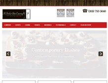 Tablet Screenshot of aperfectbitecatering.com